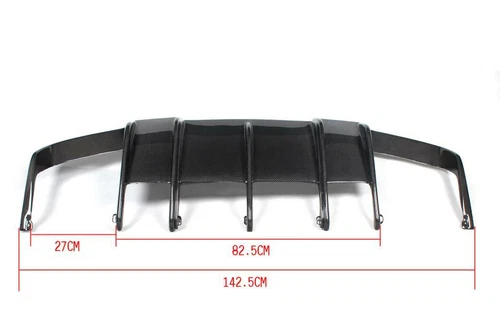 Fibra de carbono para Mercedes Benz Clase CLS W218 CLS63 parachoques trasero difusor labio - Imagen 7 de 11