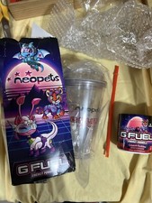 READ neopets G formula energy and cup new htf rare straw fuel gaming lifestyle