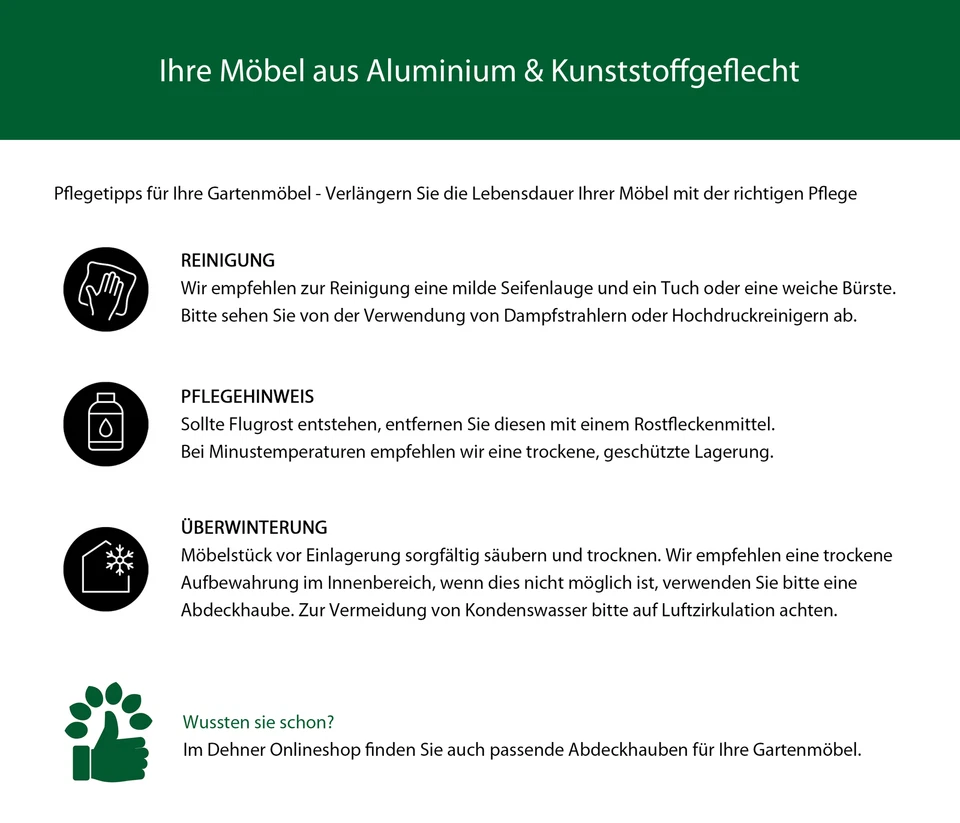 Lounge Sessel Tulum aus Kunststoffgeflecht / Aluminium 97 x 95 x 76 cm, Dehner - Bild 3 von 4