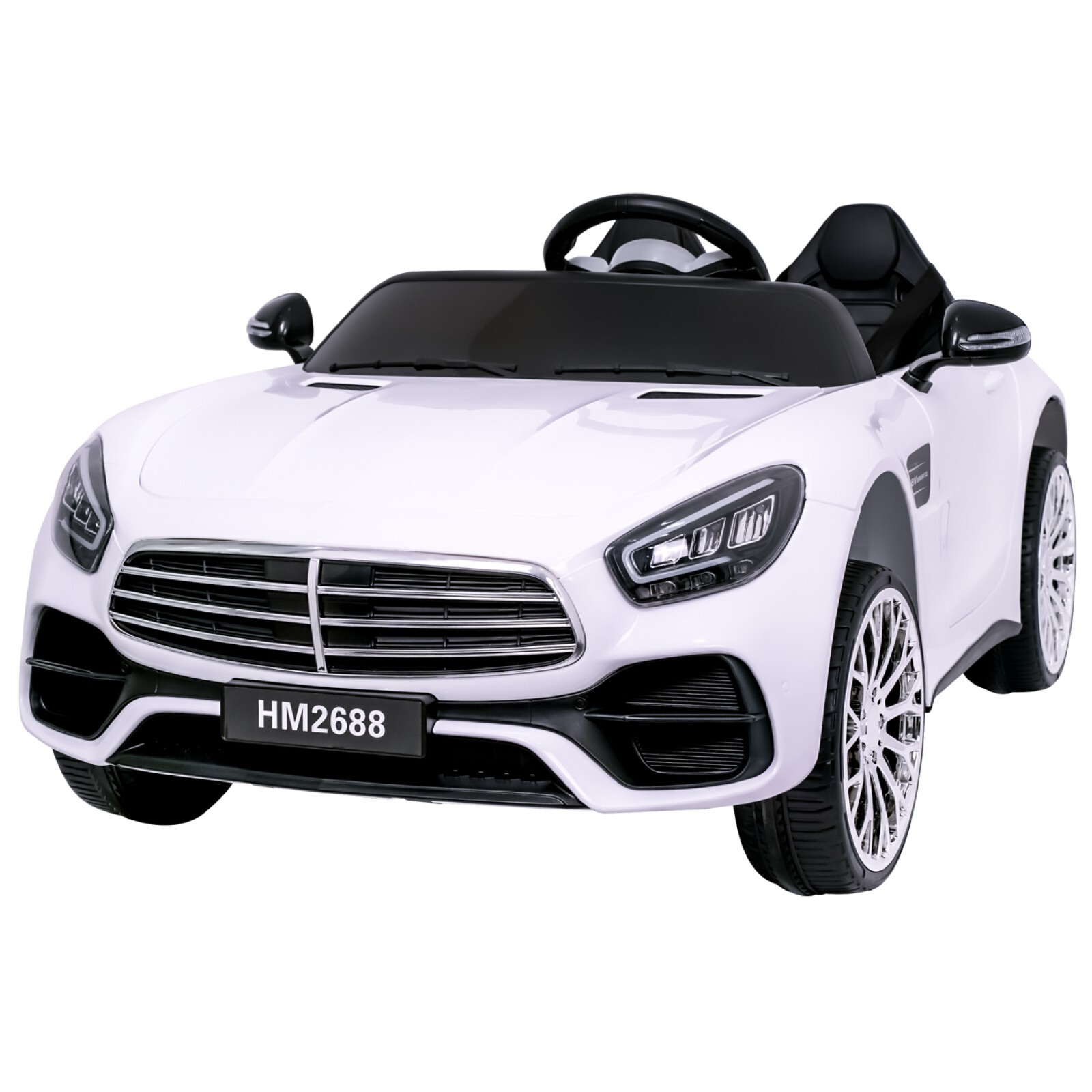 12V Kids Car 2 Seater Ride on Toy Electric 2*55W Power Wheels w/ Remote Control