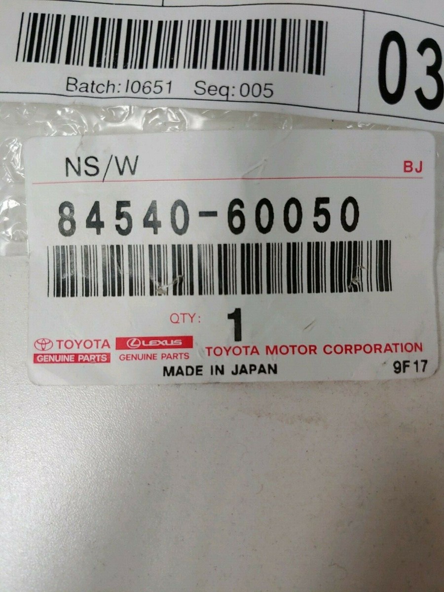 Toyota 4Runner Transmission Range Sensor 84540-60050 PRNDL Park