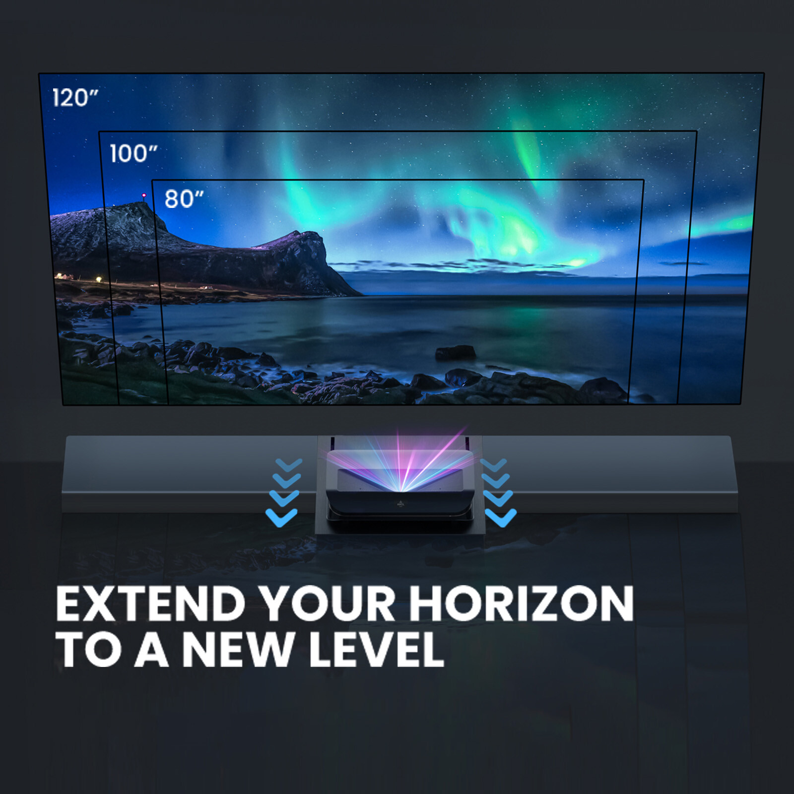 AWOL Vision ICA120 Motorized Slider Tray for Ultra short throw