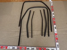 SUBARU SAMBAR TRUCK TT1 TT2 Front Door Molding Weatherstrip LH & RH set TESTED