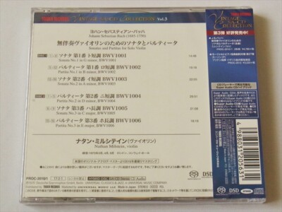 Nathan Milstein J.S.Bach Sonaten & Partiten 2 SACD Hybrid