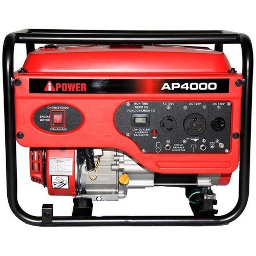 AiPower AP4000 Gasoline Generator 3000 Watts Running Power With Wheel
