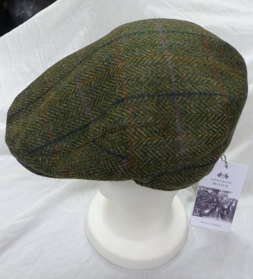barbour herringbone flat cap
