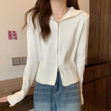 Women's Fashion Trend Knitted Cardigan Casual Comfortable Longsleeved SweaterTop