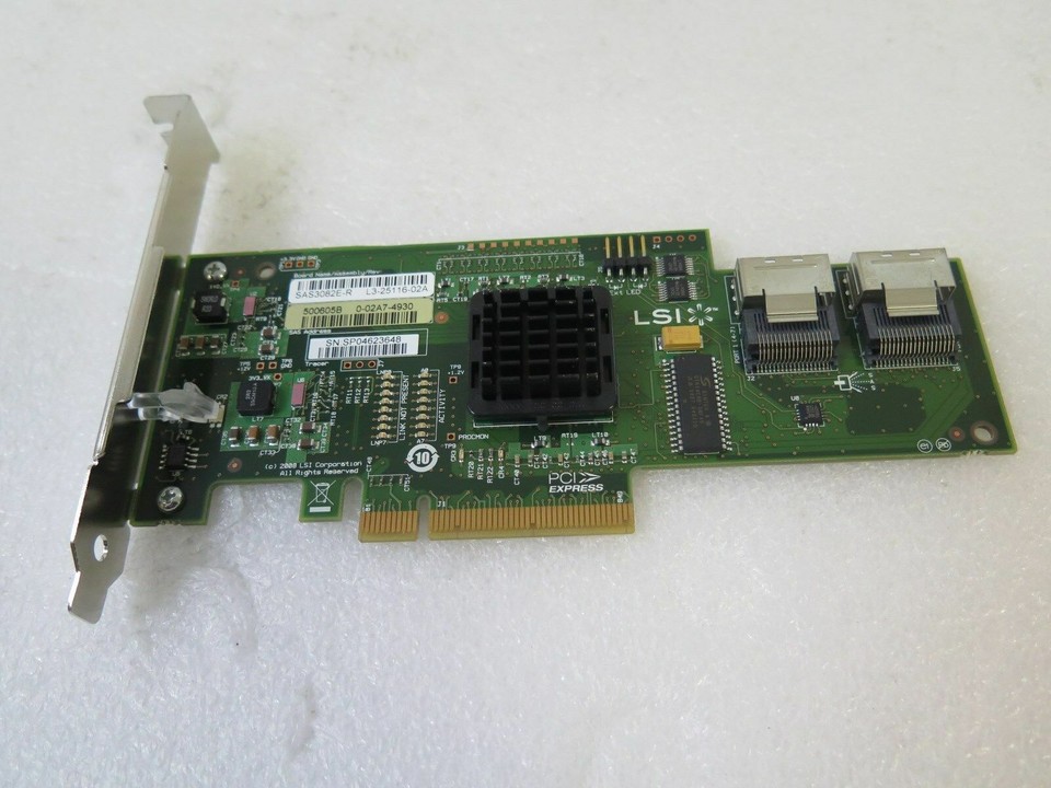 Scheda Controller RAID LSI SAS3081E-R 8 Porte PCI-Express SATA/SAS 3Gb/s