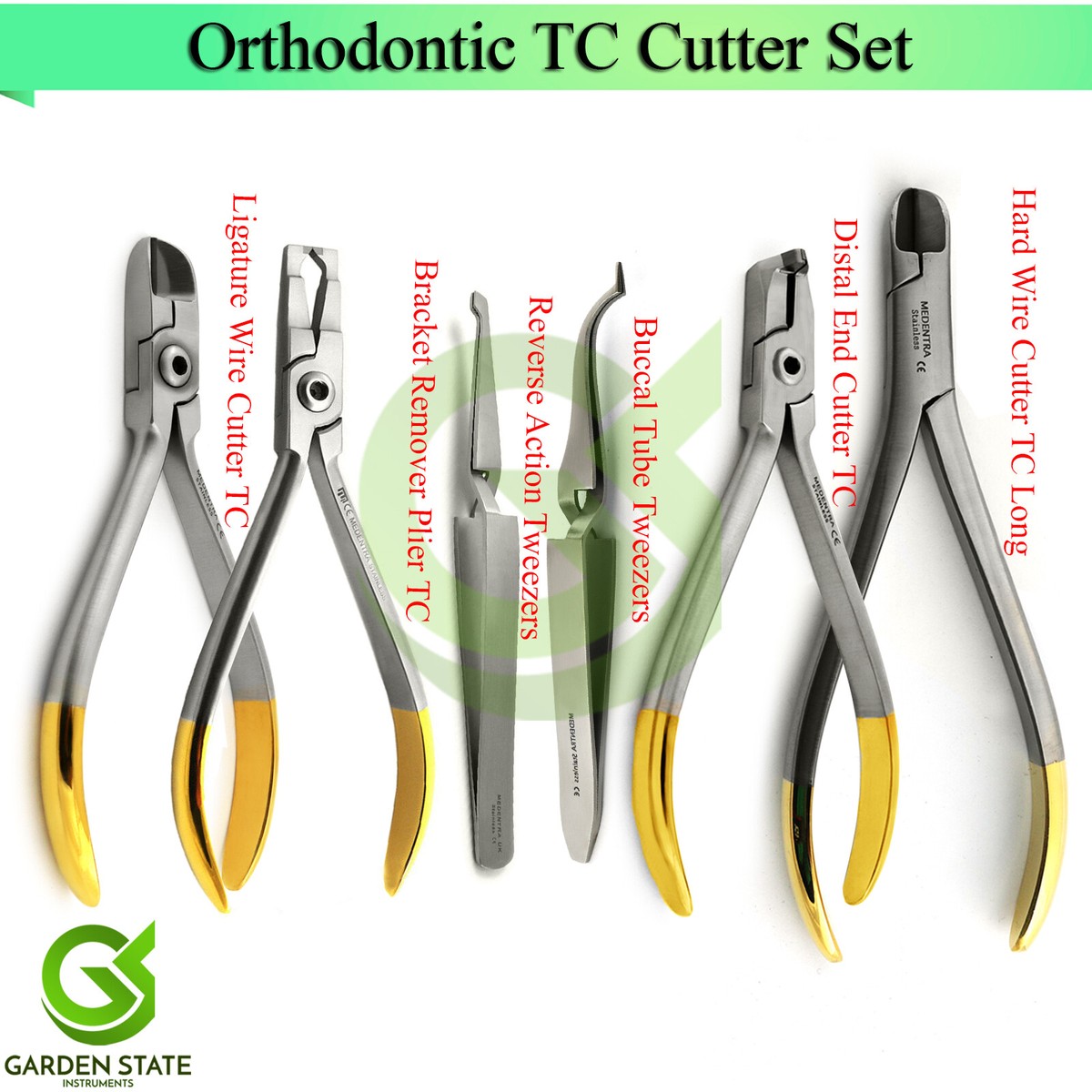 Stainless Steel Pliers Orthodontic Pliers Set - Distal End Cutter