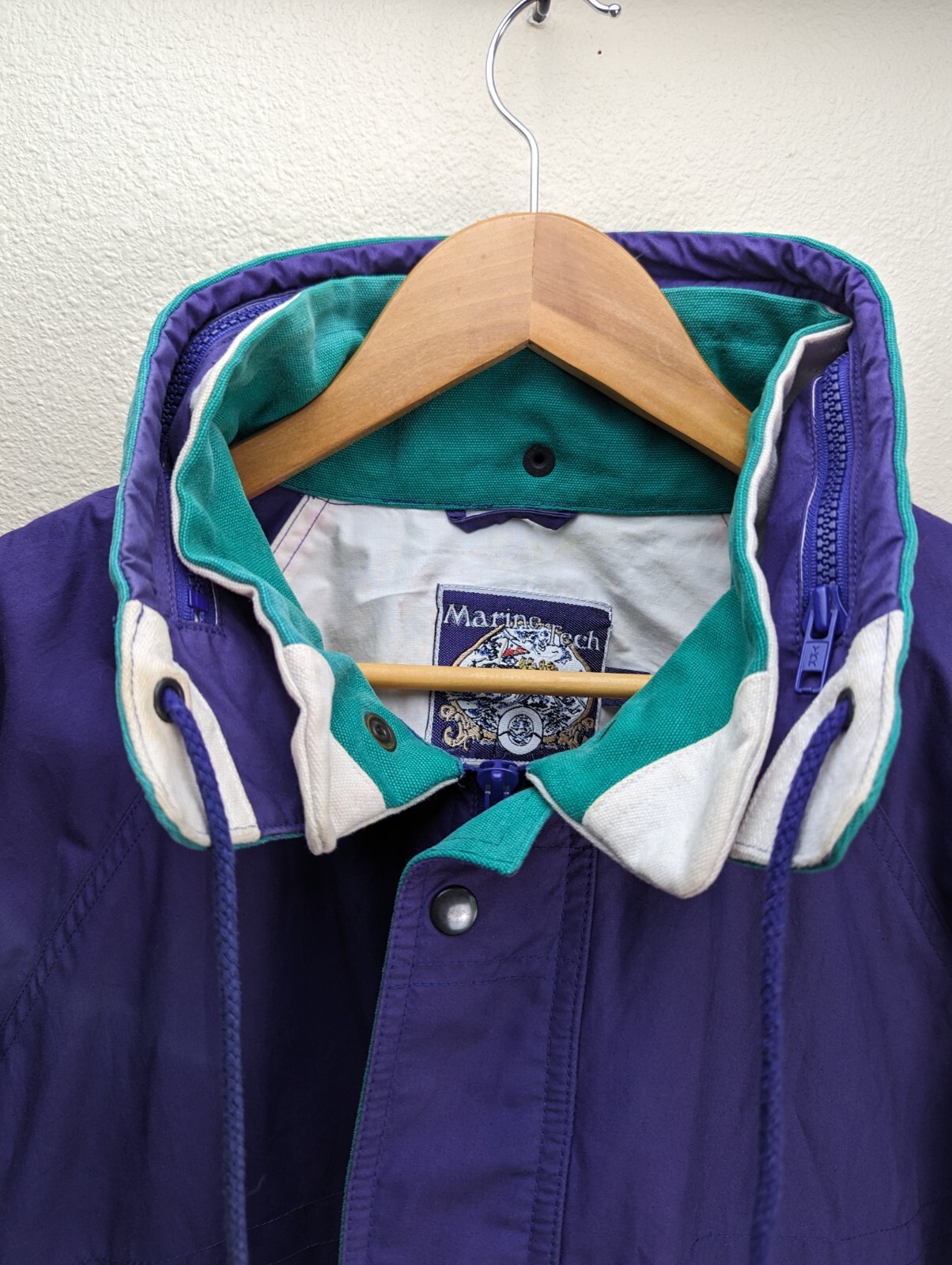 FILA Giacca Vintage Marine Tech Uomo XL Vela Nautica Canottaggio Barca Gorpcore