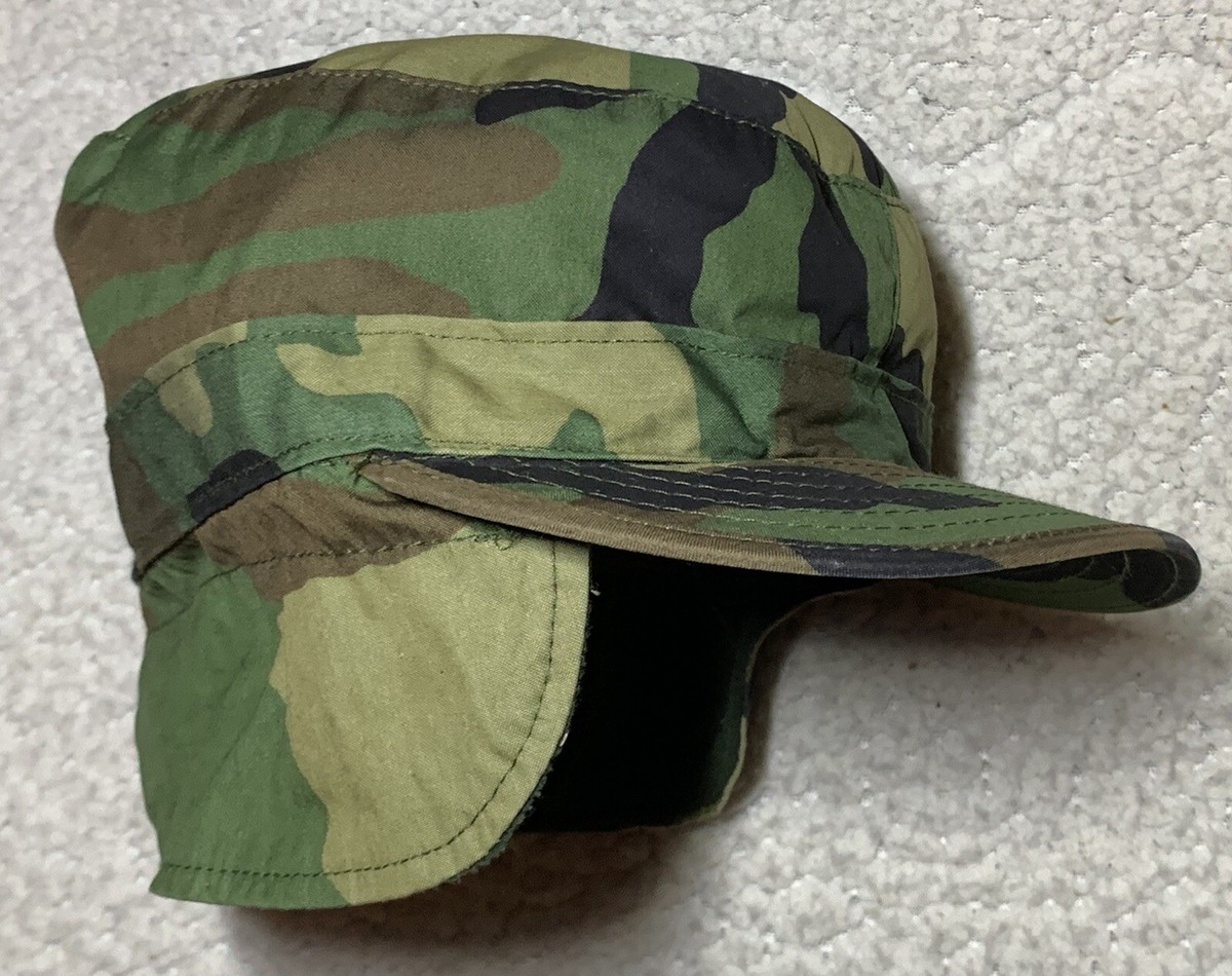 sesamo様US HAT CAMOUFLAGE 7 1/2 sesamo様US HAT CAMOUFLAGE 7 1/2 Authentic Vintage Army Hat