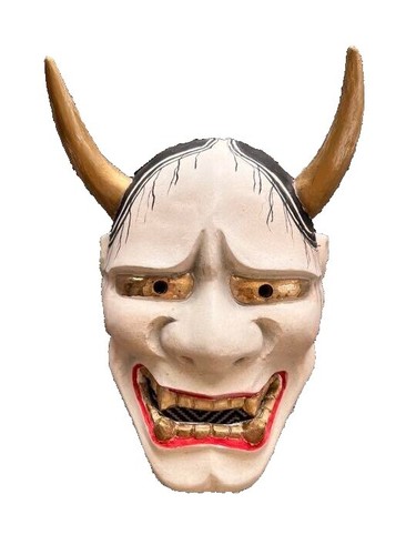 Japanese Traditional Noh Mask Omen Kabuki 611-A61 | eBay