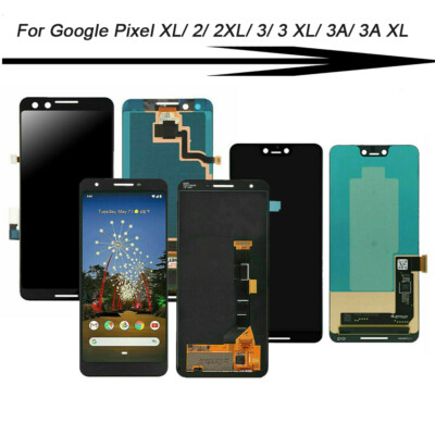 OEM For Google Pixel 2 XL 3 XL 3A XL LCD Digitizer Touch Screen Replacement Lot