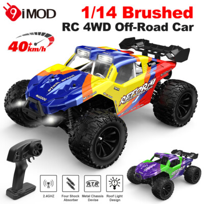 9003E RC Auto 1/14 2,4G 4WD 40KM/H Gebürstetes Geländewagen für Fels, Sand, Gras