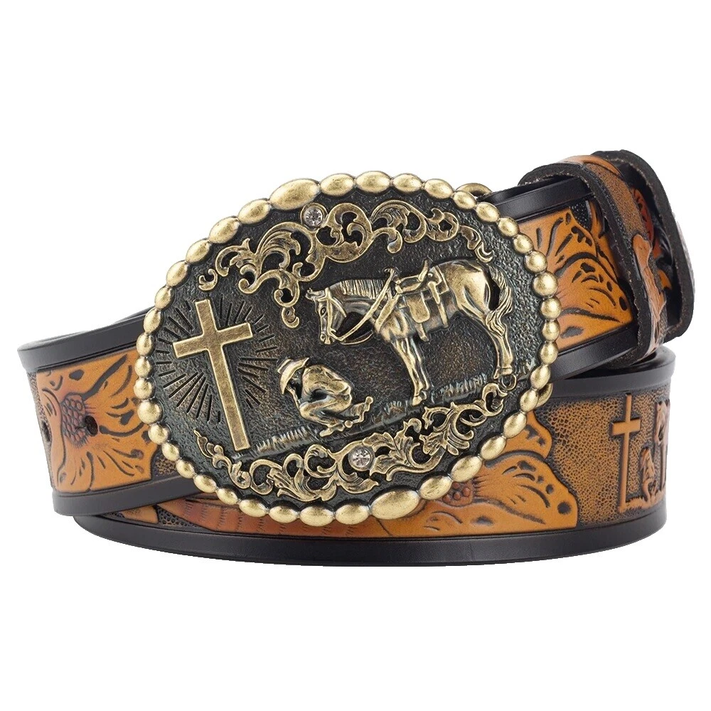 Animal Print Cowboy Belts for Women