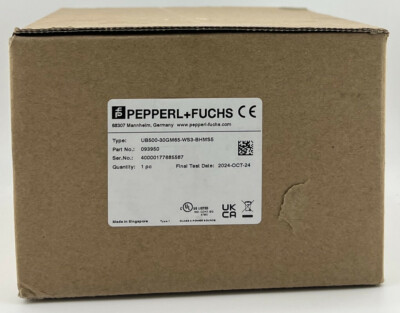 PEPPERL+FUCHS 93950 ULTRASONIC PROXIMITY SENSOR UB500-30GM65-WS3-BHMS5