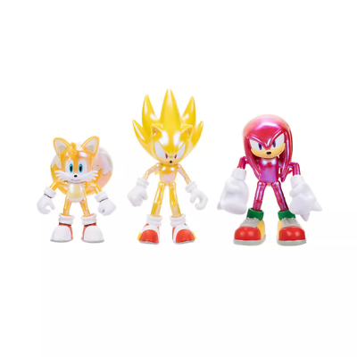 Sonic Multi Pack 2 Action Figure (6 Classic Figures - Knuckles,, Super,  Amy, Metal and Tails) TRU Exclusive 