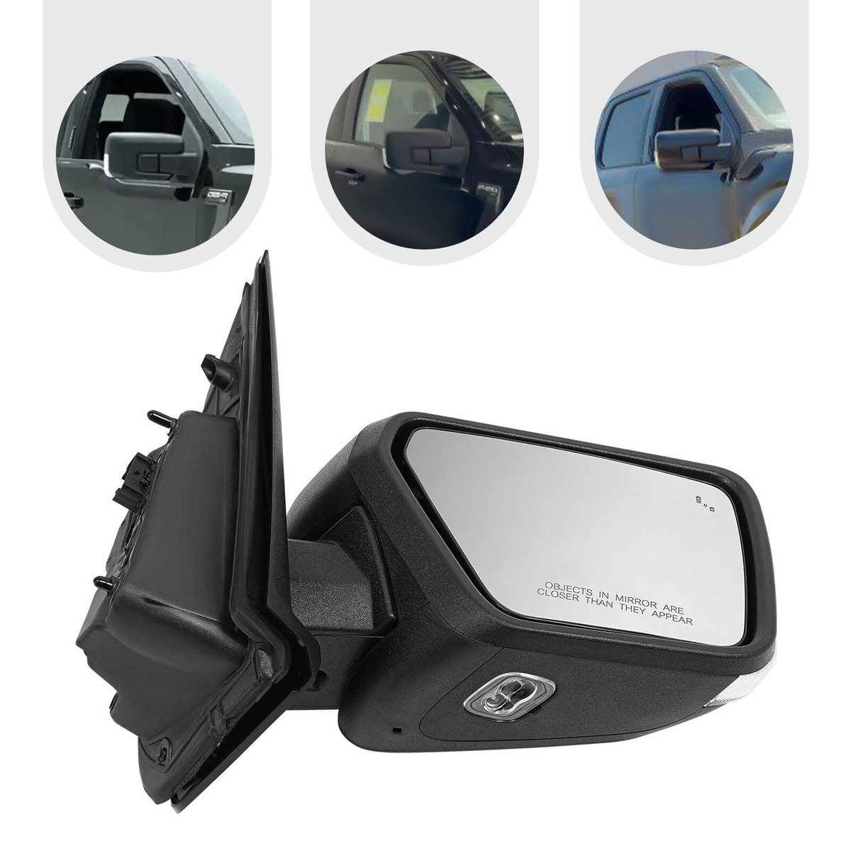 2021-2025 Ford F150 Right Passenger Side Heated Door Mirror Glass OEM Blind Spot