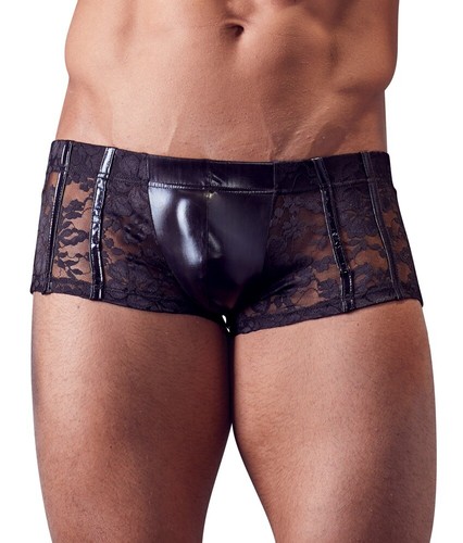 GAY BOXERS SHORTS HOMBRES DE ENCAJE SEXY LENCERÍA EROTICA MASCULINA TALLA S M | eBay