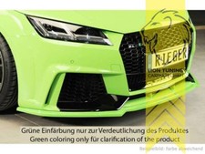 Rieger Frontspoiler Spoilerlippe Spoiler für Audi TT RS FV 8S Coupe Cabrio schwa