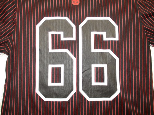 Chicago Bulls Jersey Men's Size L Large Pinstripe Stitched Basketball Jersey - Picture 10 of 14