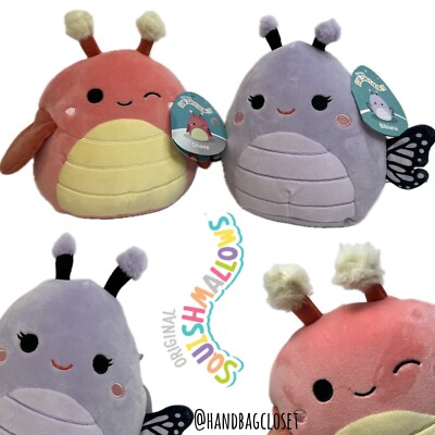 Squishmallow 7.5 - 8'' Shane Grasshopper RARE Bibiana Butterfly Stuffed Plushie