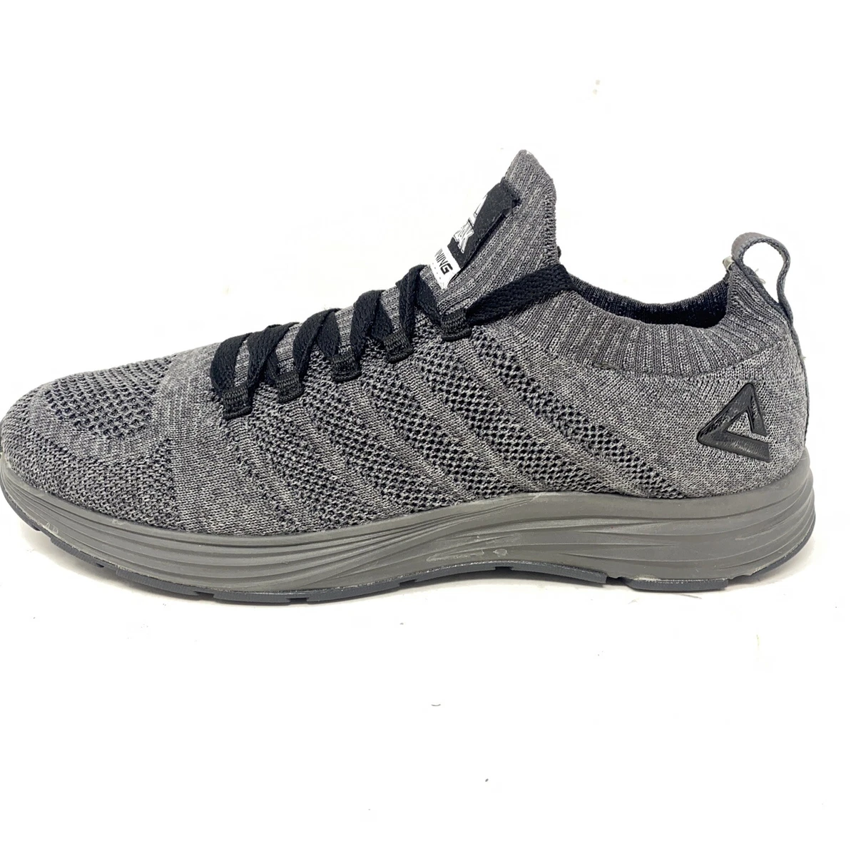 Peak Sport Men s Running Walking Shoes EW0127H Gray Sneakers Sz 9 M Mesh