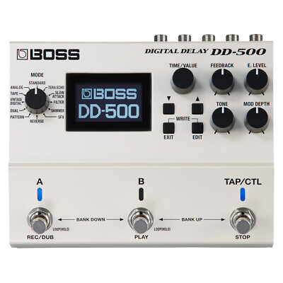 Boss DD-500 Effektgerät Digital Delay Pedal