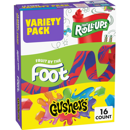 Fruit Roll-Ups Gushers, Fruit Flavored SnacksGluten Free, Stocking Stuffer - Picture 8 of 12