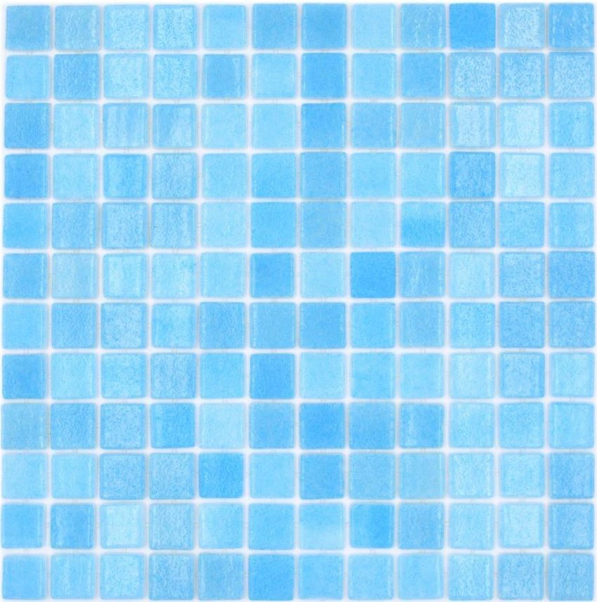 Carreaux De Mosaïque Céramique Blanc Mat 298x298mm - Pour Piscine, Salle De Bain, Cuisine
