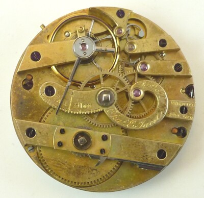 Jacot Pocket Watch Movement - High - Grade Swiss - Spare Parts - Repair!