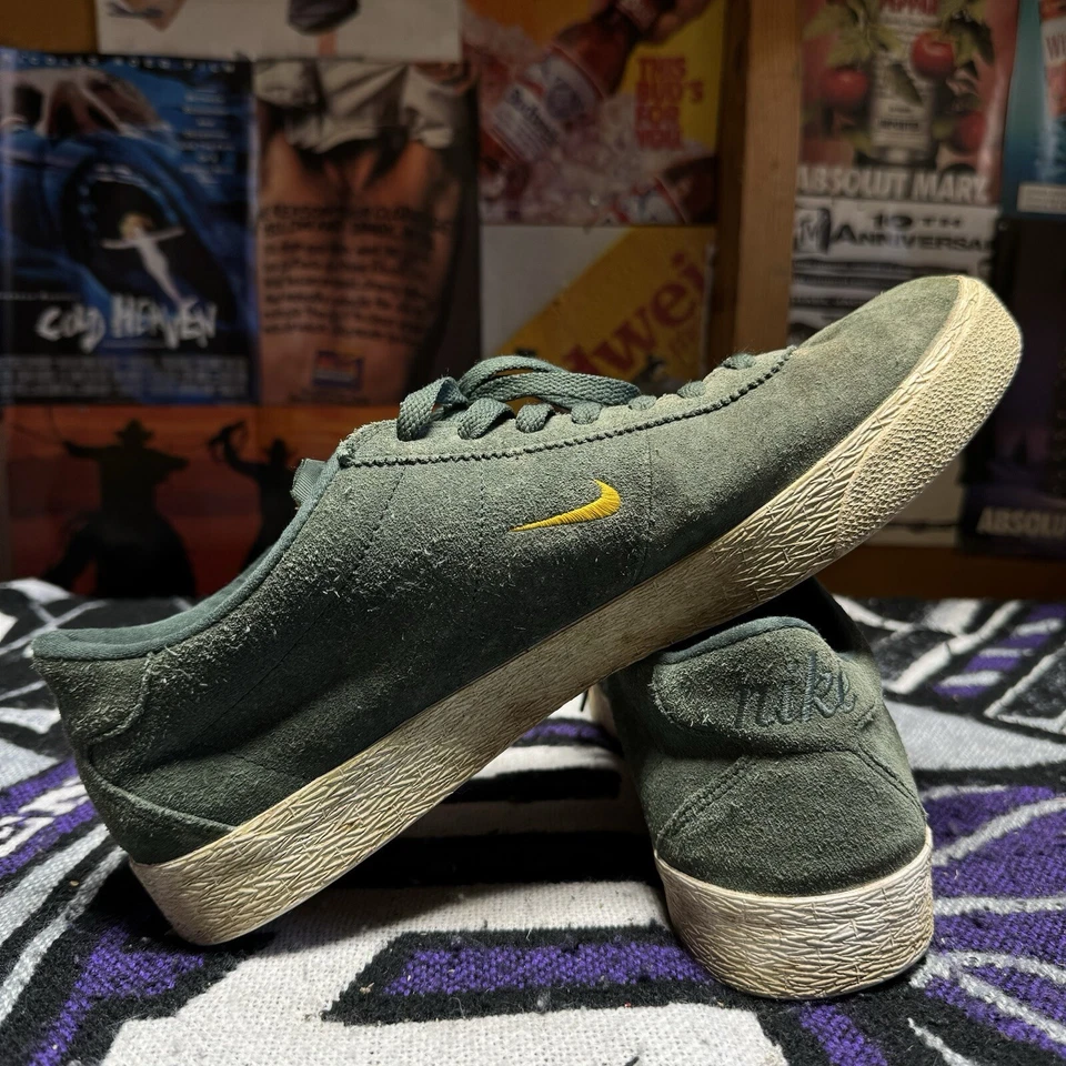 Talla 13 - Zapatos para hombre Nike SB Zoom Bruin AQ7941-300 verde medianoche Foto 3 de 4