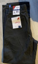 Izod Flat Front Stretch Chino Black NWT Various Sizes Boys