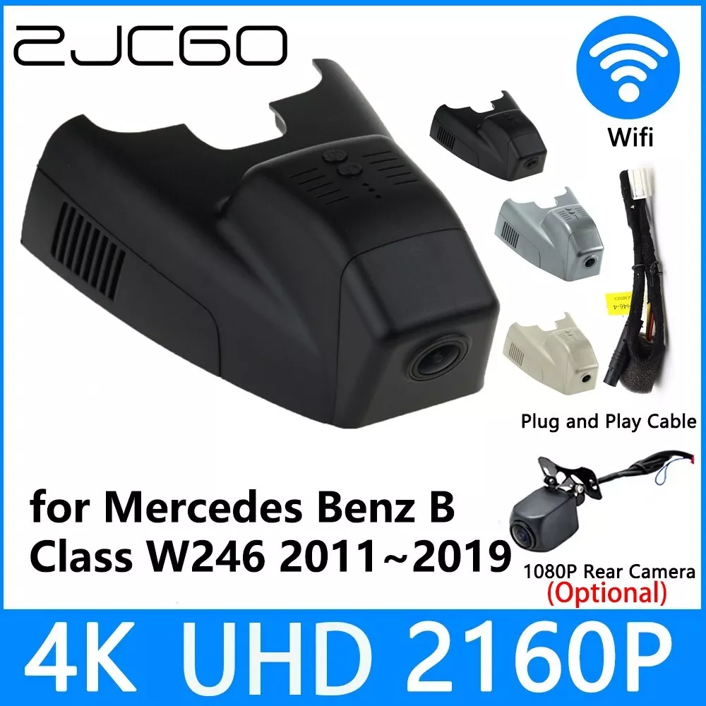 2K 4K 2160P Wifi Car Dvr Dash Cam Rear Camera for Mercedes Benz C