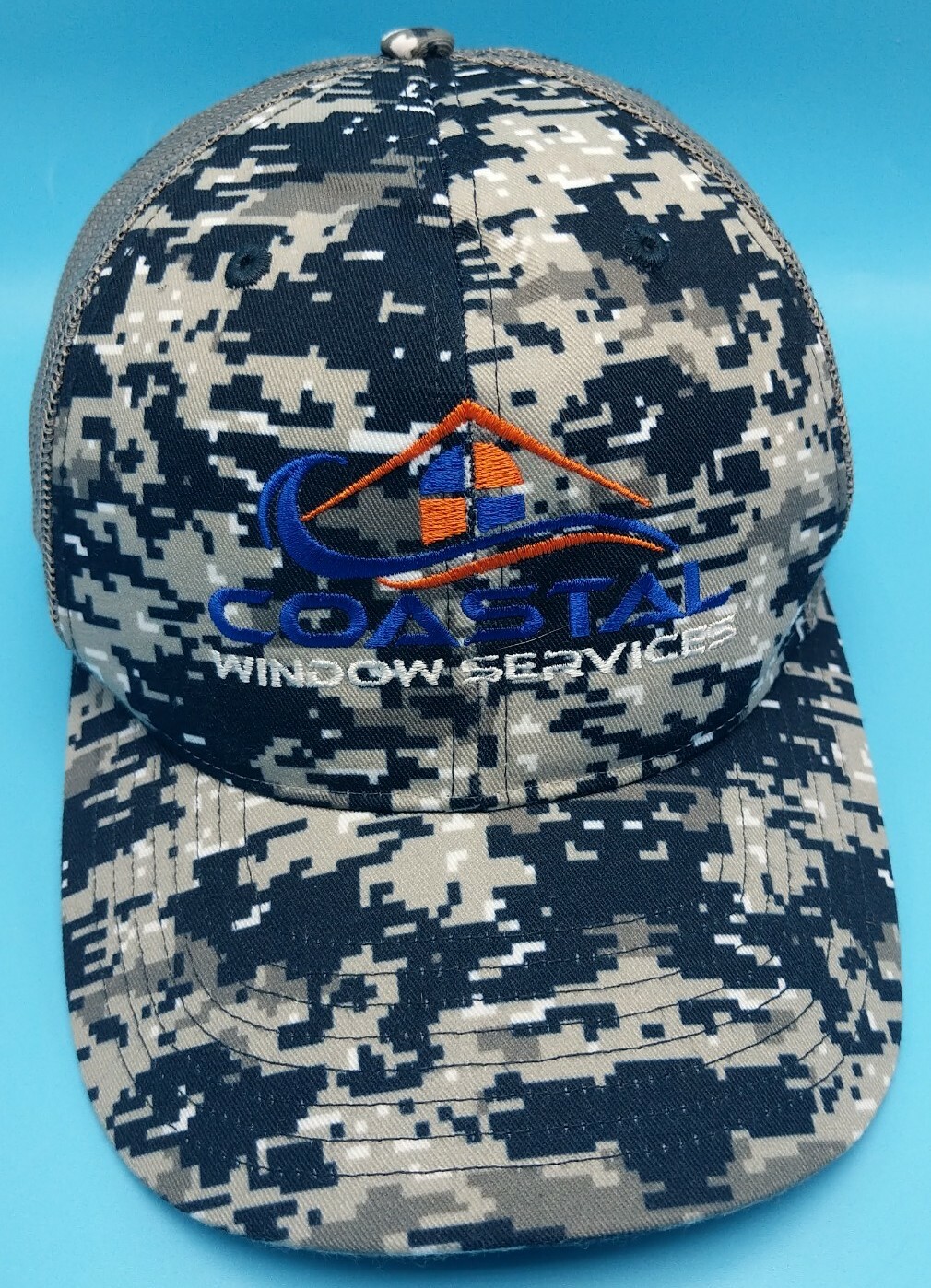 COASTAL WINDOW SERVICES hat pixelated camouflage … - image 7