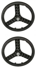 ALTALINE 20" BMX 3-SPOKE PLASTIC WHEEL FRONT OR 1 SPEED FREEWHEEL 3/8 AXLE BLACK