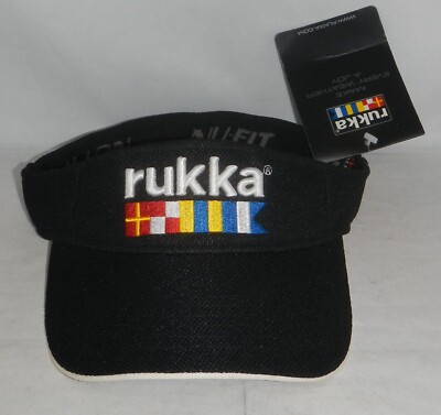 NWT Rukka Motorsports Motorcycle Logo Sun Visor Hat Cap