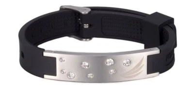 TRINITIX / MAGNETIX / MAGNETSCHMUCK-4YOU.DE Energy Power Silikon Armband Magnetix Style Jupiter mit Swarovski Crystals 2018