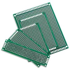 32 Pcs Double Sided PCB Board Prototype Kit for DIY Soldering with 5 Sizes Compa