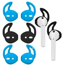 4 Pairs for AirPods Ear Cover Hook Cover Tips Soft Silicone Earbuds Anti-Slip