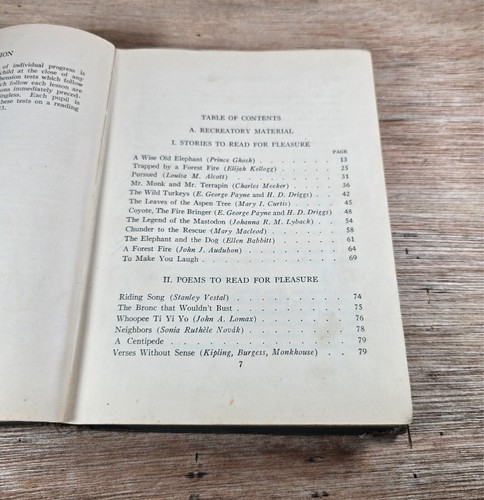 Vintage Child - Story Readers Fifth Reader 1929 J.C. Gretter, Color Illustr. HC - Picture 8 of 13