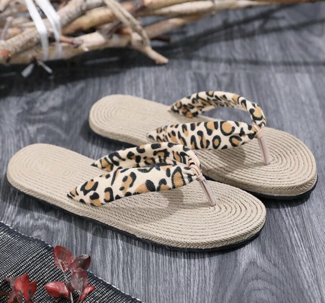 Lyst - Tory Burch Thora Leopard-print Thong Sandal
