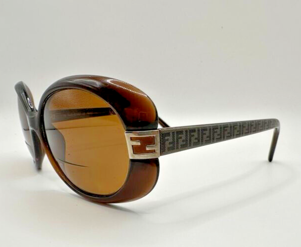 Fendi Sunglasses FS5171 207 Brown Full Oval Rim w +2.5 Readers 57