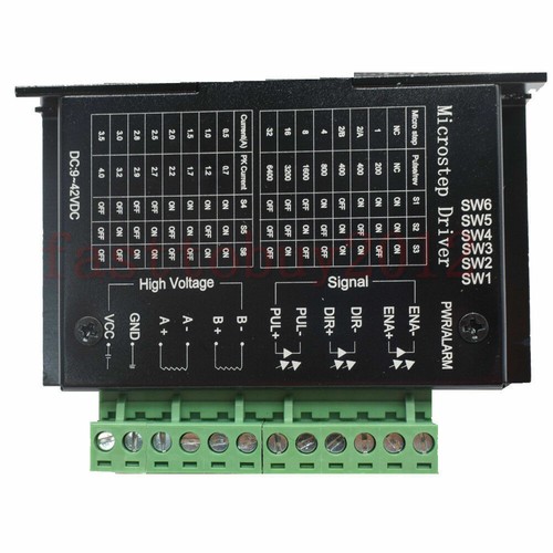 TB6600 9-42V Schrittmotor Treiber Controller Steuerung Stepper Motor Driver - Picture 9 of 12