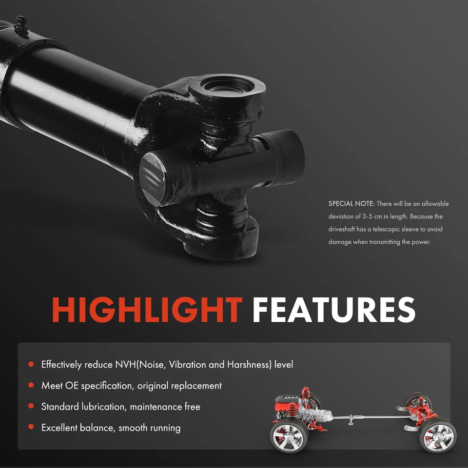 Eje de transmisión delantero eje de transmisión para Chevrolet K10 K20 Suburban K5 Blazer GMC Jimmy Foto 4 de 4