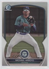 2023 Bowman Chrome Prospects Refractor 347/499 Michael Arroyo #BCP-180 0zq6