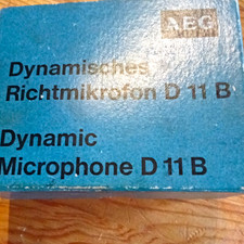 AEG D 11 B dynamisches Mikrofon D 11 B kabelg...