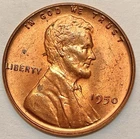 1950-p  Choice Uncirculated BU Red RD - Lincoln Wheat Cent  ~ B333