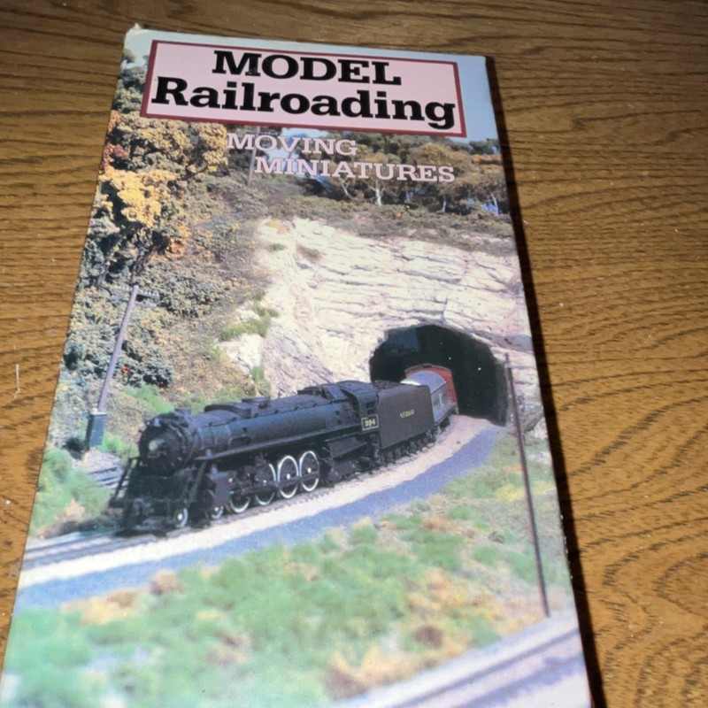 Allen Keller Model Railroading Moving Miniatures VHS NTSC Model Railroad