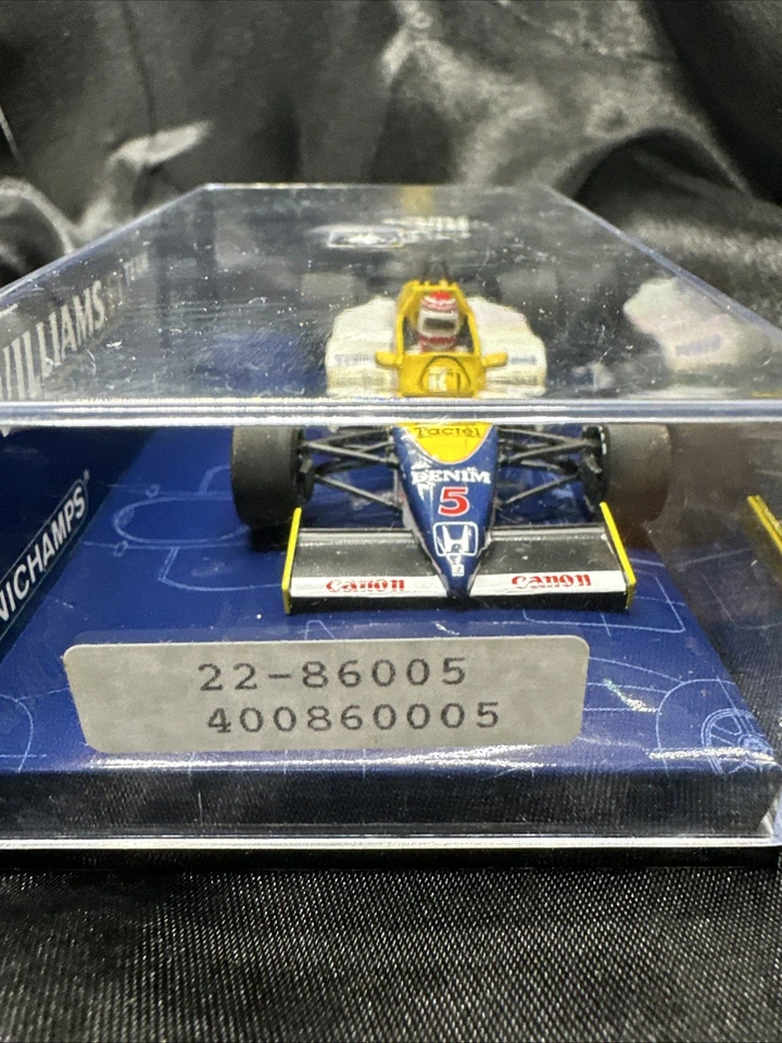 Minichamps F1 1:43 Williams Honda FW11 Nigel Mansell 1986 ships boxed from USA - Image 3 of 4